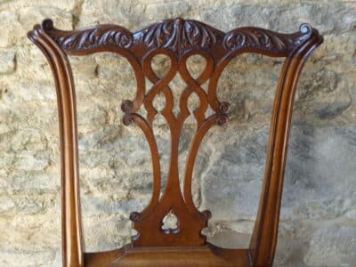 Walnut side chair – 19th century sidechair Antique Chairs 4
