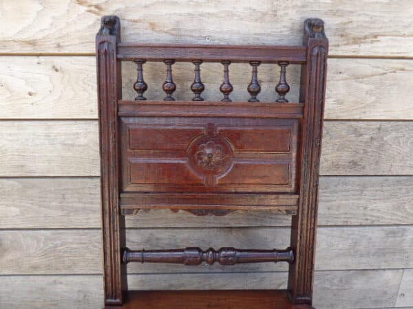 Set of 8 oak dining chairs circa 1880 - Image 6