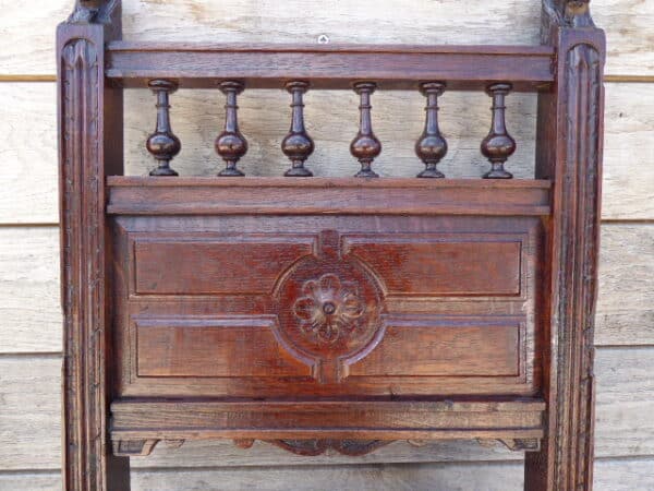Set of 8 oak dining chairs circa 1880 - Image 7