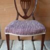 Set of 6 mahogany shield back dining chairs circa 1790 - Image 2