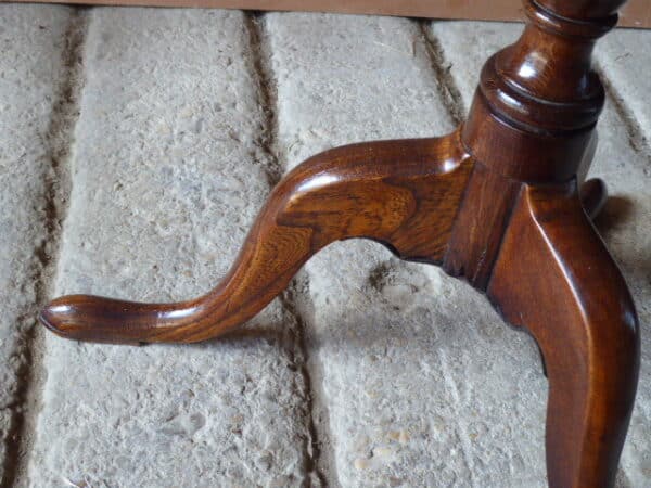 Oak tripod tilt top table circa 1780 - Image 5