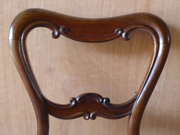 Set of 6 rosewood dining chairs circa 1840 - Image 4