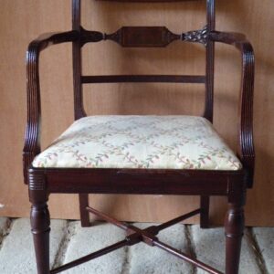 Georgian mahogany carver chair carver Antique Chairs