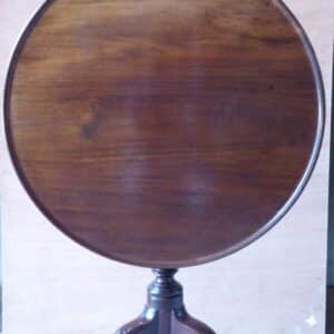 Mahogany dish top tilting tripod table circa 1750 dishtop Antique Tables