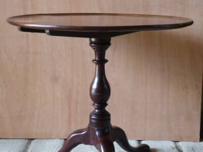 Mahogany dish top tilting tripod table circa 1750 dishtop Antique Tables 6