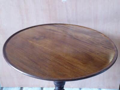 Mahogany dish top tilting tripod table circa 1750 dishtop Antique Tables 8