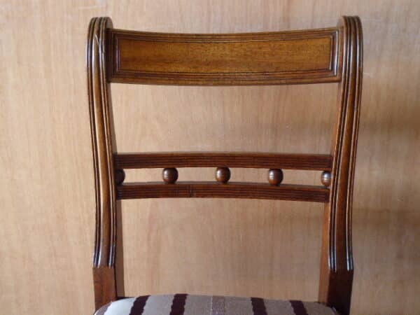 Pair of Georgian mahogany dining chairs dining chairs Antique Chairs 5