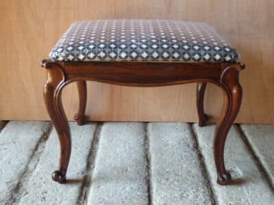 Victorian rosewood stool - Image 2