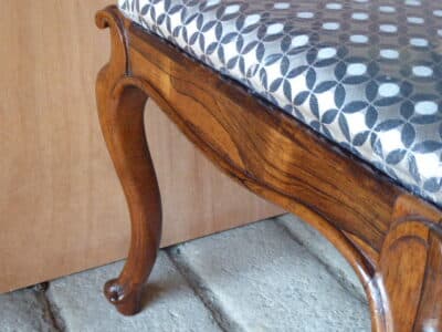 Victorian rosewood stool - Image 4