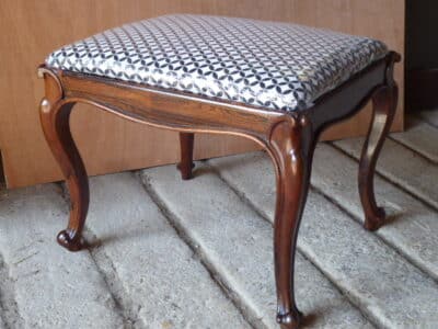 Victorian rosewood stool