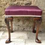 19th century walnut stool stool Antique Stools