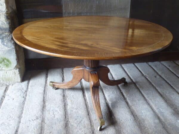 Mahogany tilting dining table circa 1830 - Image 7