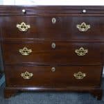 George II mahogany chest of drawers – circa 1735 chest of drawers Antique Chest Of Drawers