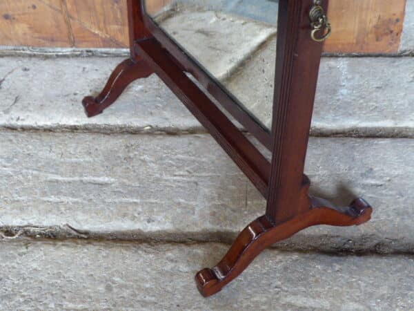 Georgian mahogany toilet mirror circa 1790 - Image 6
