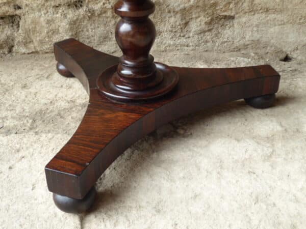 Rosewood William IV occasional table - Image 9