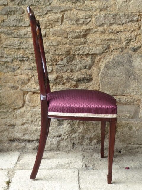 Mahogany show chair – 19th century chair Antique Chairs 8