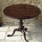 Mahogany tilt top tripod table circa 1760 Georgian Antique Tables