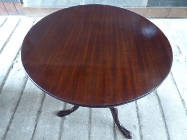 Mahogany tilt top tripod table circa 1760 - Image 8