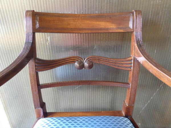 Georgian mahogany carver circa 1810 carver Antique Chairs 9