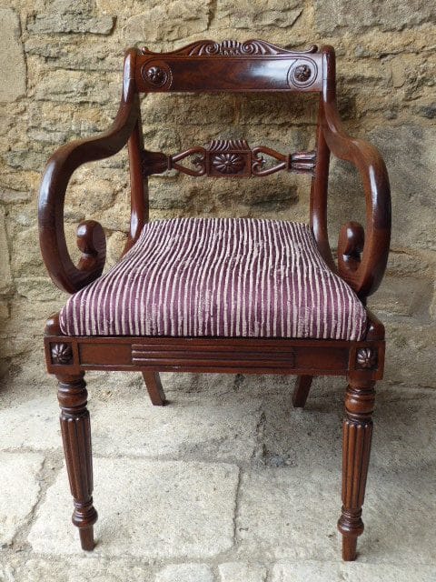 Mahogany Gillows style carver and chair circa 1825 chairs Antique Chairs 4