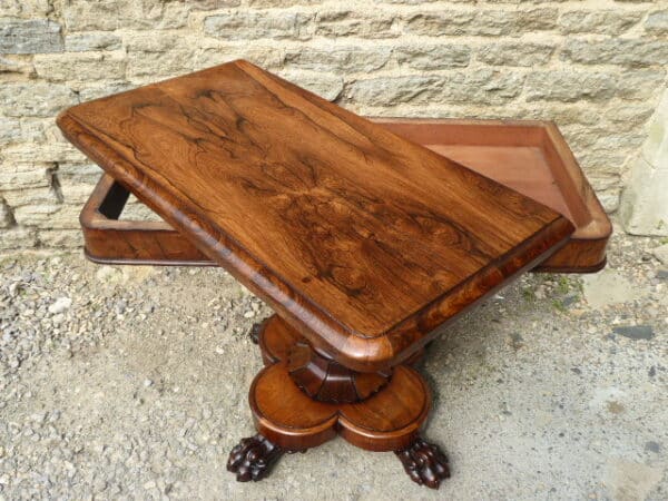 Rosewood card table circa 1830 card table Antique Tables 8