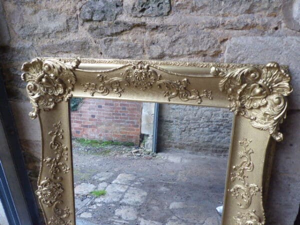 Large decorative Victorian mirror - Image 6