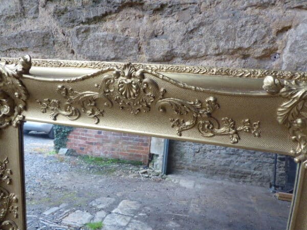Large decorative Victorian mirror - Image 7