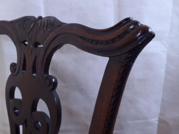 Irish mahogany dining chair circa 1790 - Image 3