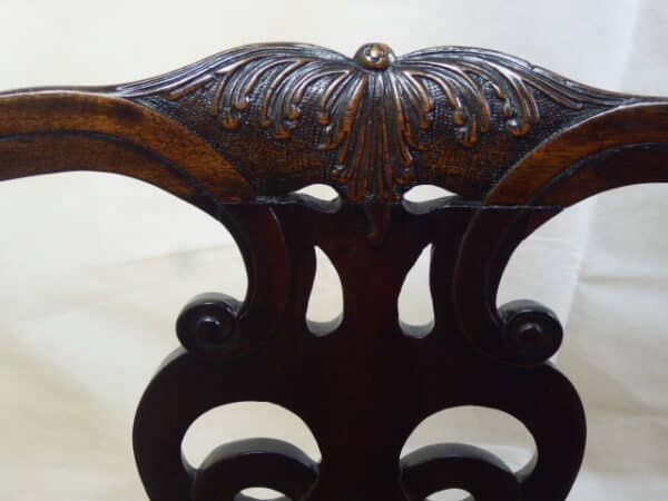 Irish mahogany dining chair circa 1790 - Image 4