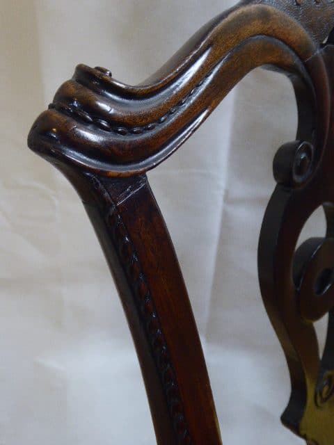 Irish mahogany dining chair circa 1790 chair Antique Chairs 7