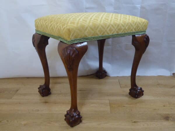 Walnut stool circa 1880 stool Antique Stools 5