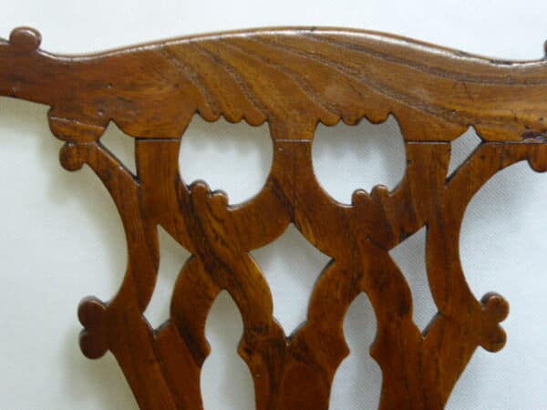 Georgian elm chair circa 1780 - Image 5