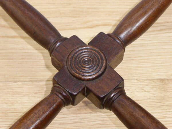 Set of 6 Georgian mahogany dining chairs - Image 2