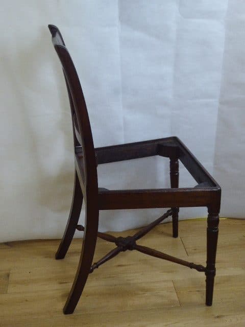 Set of 6 Georgian mahogany dining chairs dining chairs Antique Chairs 5