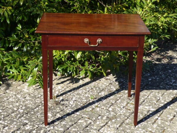 Georgian mahogany side table circa 1800