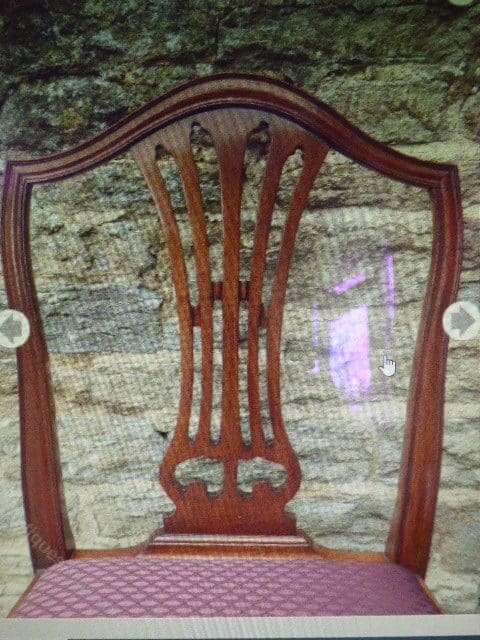Set of 3 Victorian walnut dining chairs dining chairs Antique Chairs 6