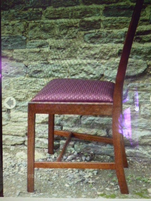 Set of 3 Victorian walnut dining chairs dining chairs Antique Chairs 8
