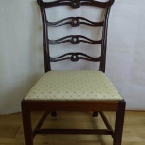 Georgian mahogany ladderback chair circa 1790 Georgian Antique Chairs