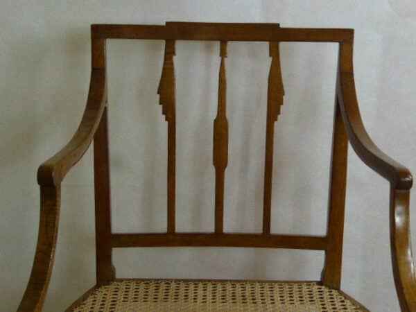 Art Deco elm carver circa 1925 art deco chair Antique Chairs 4