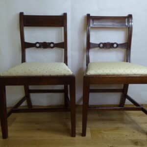 Pair of Georgian mahogany dining chairs circa 1780 dining chairs Antique Chairs