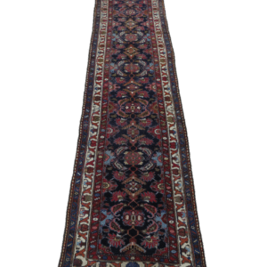HAMADAN 412cm x 95cm Handmade Antique Rugs