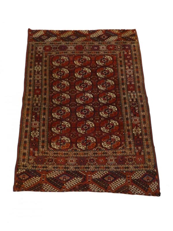 TURCOMAN 142cm x 108cm Antique Antique Rugs 3