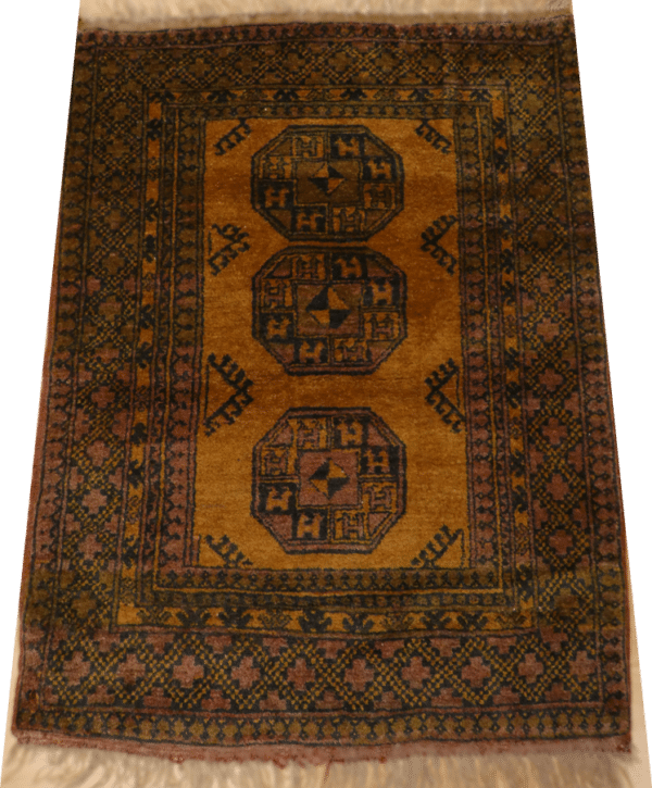 GOLDEN AFGHAN 140cm x 107cm