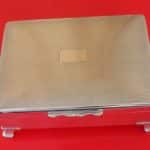 SALE – A Heavy Quality ARISTOCRAT E. P. N. S. Cigarette – Card – Jewellery Box – Ideal Gift / Present Antique Silver Antique Silver