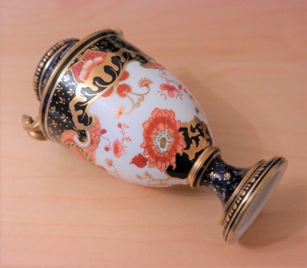 Circa;- 1890 Antique ROYAL CROWN DERBY Miniature Imari Vase - Collectible Item - Image 7