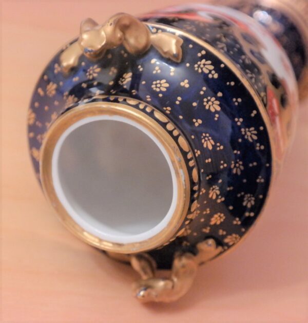 Circa;- 1890 Antique ROYAL CROWN DERBY Miniature Imari Vase - Collectible Item - Image 2