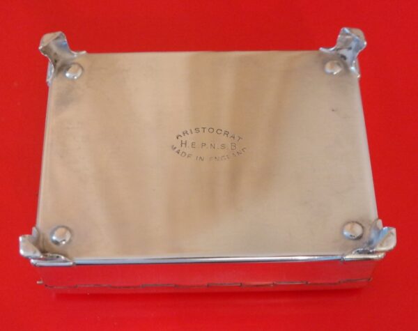 SALE - A Heavy Quality ARISTOCRAT E. P. N. S. Cigarette - Card - Jewellery Box - Ideal Gift / Present - Image 4