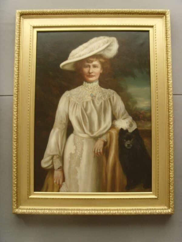 John Horsburgh Large 19thc Oil Portrait Painting Of Lady Dunbar Of Mochrum Antique Art Antique Oil Painting Miscellaneous 4