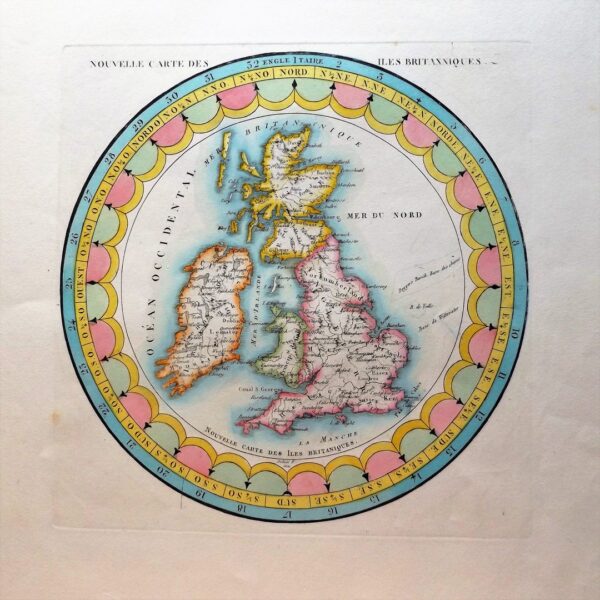 Rare depiction of Great Britain.