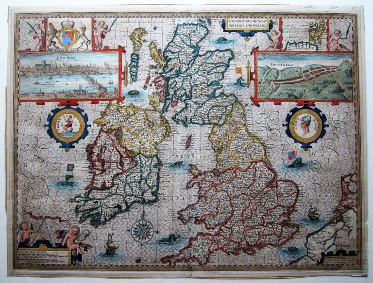 Speed map of Great Britain